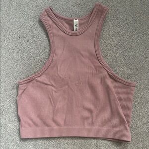 Women's Ribbed Tank Top - Pink